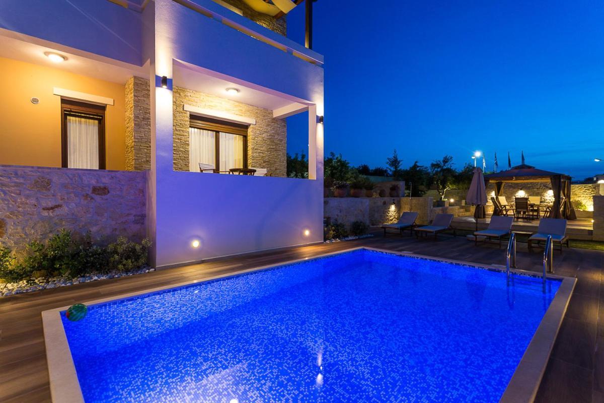Roupes Villa I, Family Villa, Fantastic Views, Private Pool Roúpai エクステリア 写真
